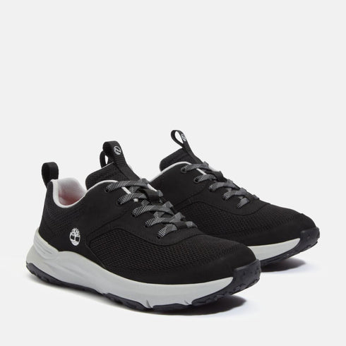 Timberland Junior Low Lace Up Sneaker in Black