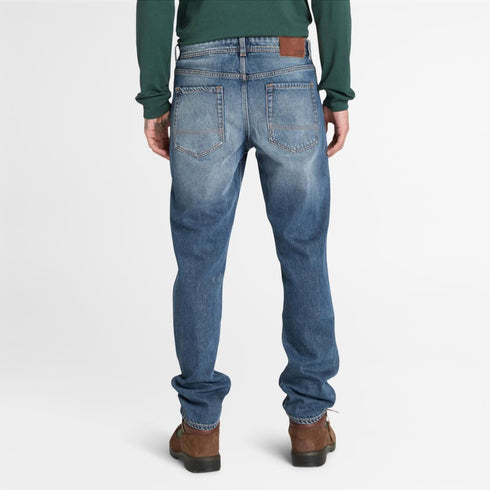 Timberland Mens Denim Slim - Jeans in Medium Blue