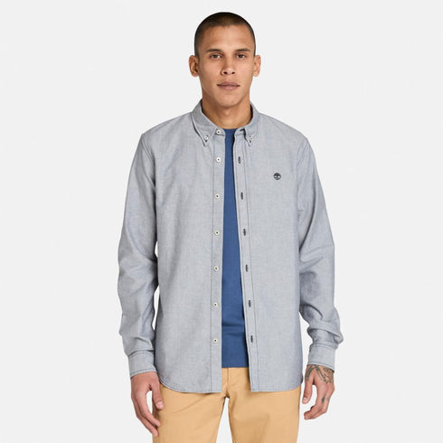 Timberland Mens Oxford Shirt in Black