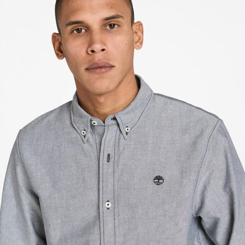 Timberland Mens Oxford Shirt in Black