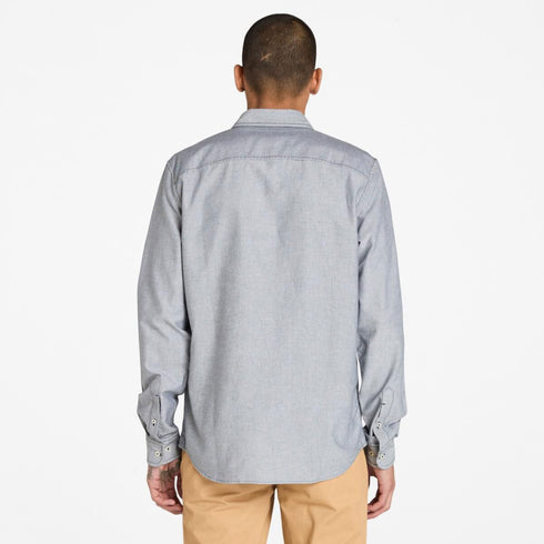 Timberland Mens Oxford Shirt in Black