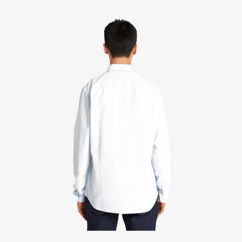 Timberland Mens Oxford Shirt in Blue