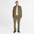 Timberland Mens Long Sleeve Stretch Poplin Shirt in Grey
