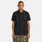 Timberland Mens Silicon Badge Polo in Black