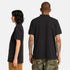 Timberland Mens Silicon Badge Polo in Black