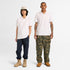Timberland Mens Silicon Badge Polo in White