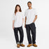 Timberland Mens Short Sleeve Silicon Badge Tee in White