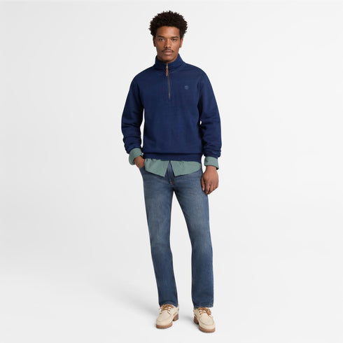 Timberland Mens Micro Plaid Poplin Shirt in Green