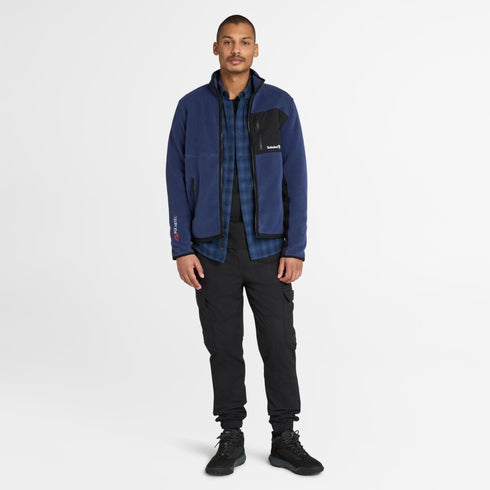 Men's Polartec 200 Mix Media Full Zip Fleece