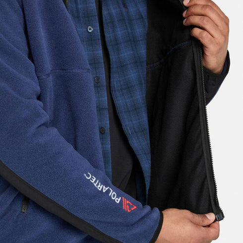 Men's Polartec 200 Mix Media Full Zip Fleece
