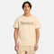 Timberland Mens Established 1973 Embroidery Logo Tee in Beige