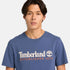 Timberland Mens Established 1973 Embroidery Logo Tee in Blue