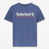 Timberland Mens Established 1973 Embroidery Logo Tee in Blue
