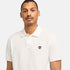 Timberland Mens Millers River Pique Short Sleeve Polo in White