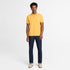 Timberland Mens Millers River Pique Short Sleeve Polo in Yellow