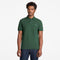 Timberland Mens Millers River Pique Short Sleeve Polo in Green