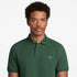 Timberland Mens Millers River Pique Short Sleeve Polo in Green