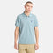 Timberland Mens Millers River Pique Short Sleeve Polo in Blue
