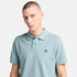 Timberland Mens Millers River Pique Short Sleeve Polo in Blue