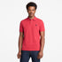 Timberland Mens Millers River Pique Short Sleeve Polo in Red