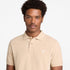 Timberland Mens Millers River Pique Short Sleeve Polo in Beige