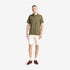 Timberland Mens Millers River Pique Short Sleeve Polo in Green