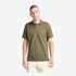 Timberland Mens Millers River Pique Short Sleeve Polo in Green