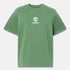 Timberland Mens Print Stack Logo Short Sleeve Tee in Green