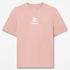 Timberland Mens Print Stack Logo Short Sleeve Tee in Pink