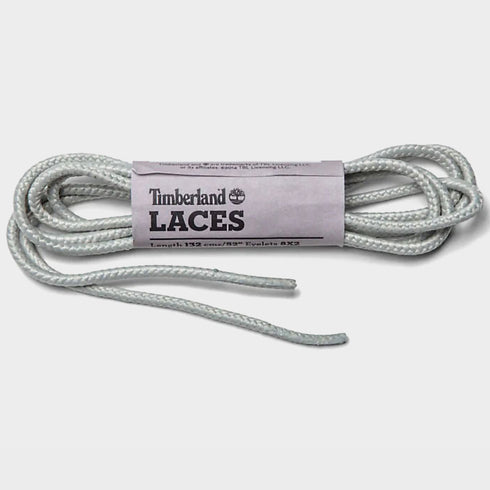 Timberland Round Nylon Laces 52In in Silver Grey