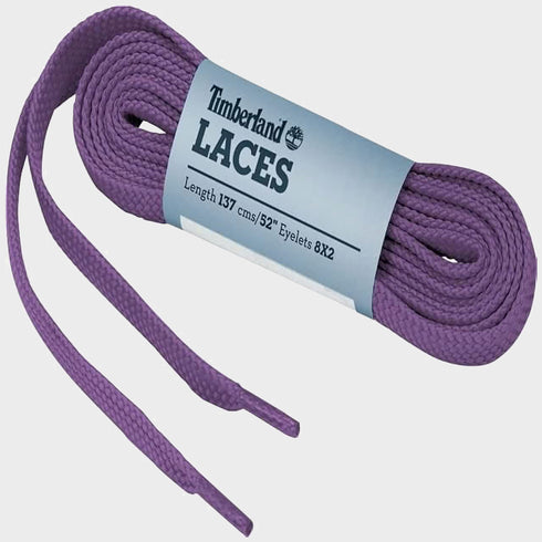 Timberland Flat Polyester Laces 52In in Lavender Viole